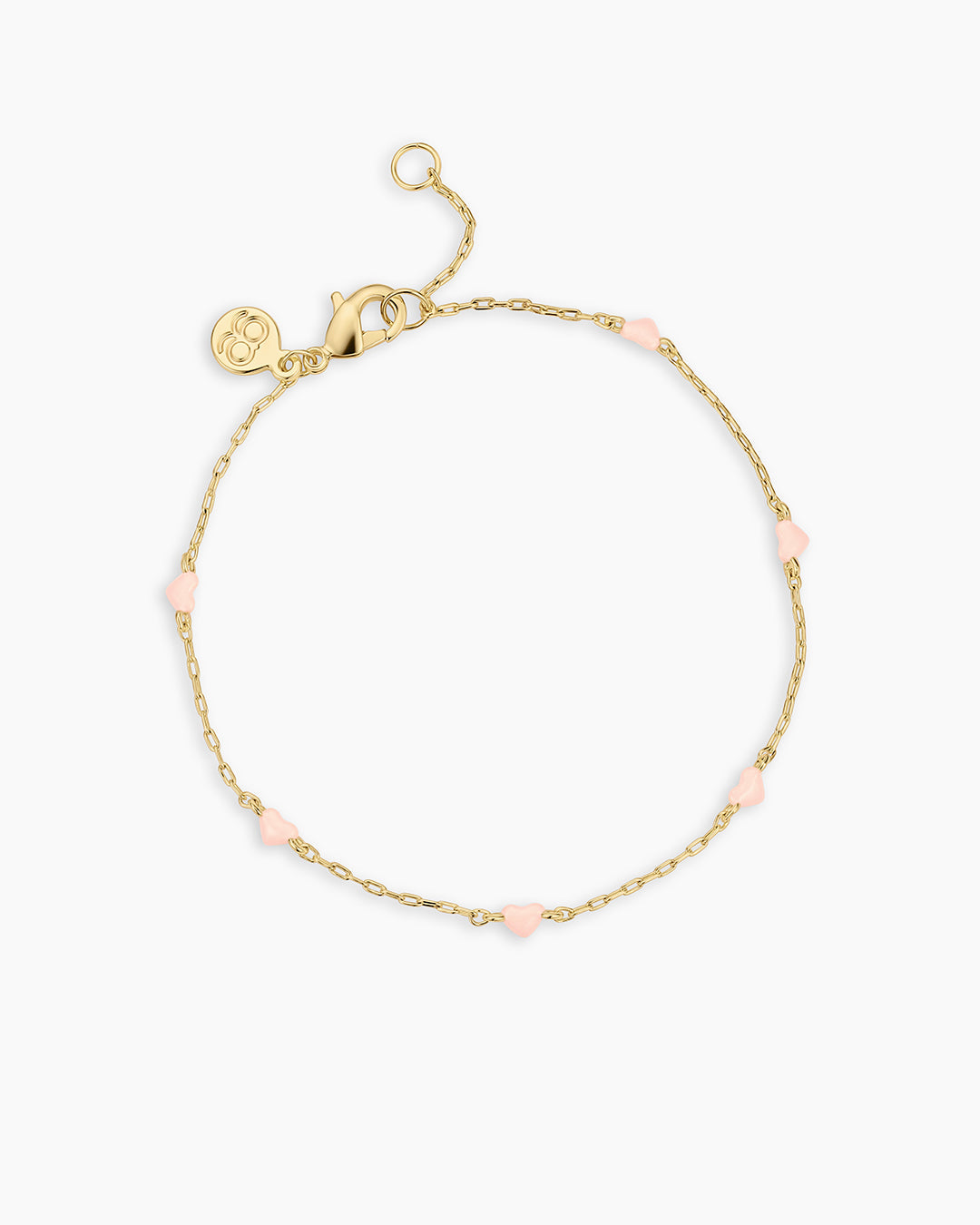 Pink Amour Bracelet || option::18k Gold Plated