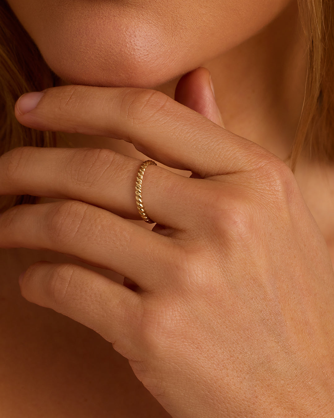 14k Gold Crew Helium Ring || option::14k Solid Gold