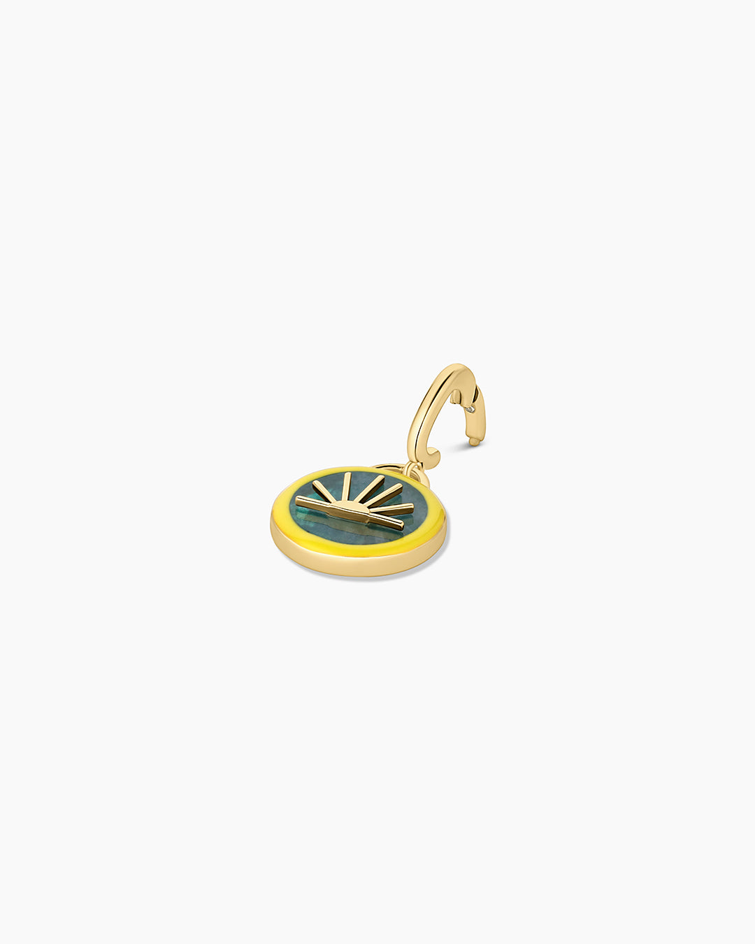 Power Gemstone Inspiration Parker Charm || option::18k Gold Plated