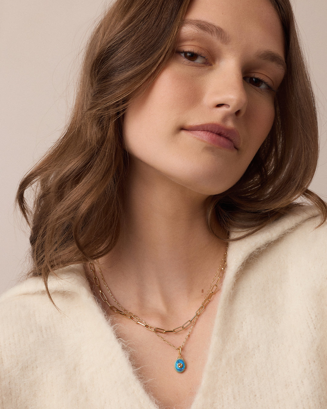 Power Gemstone Balance Parker Charm || option::18k Gold Plated