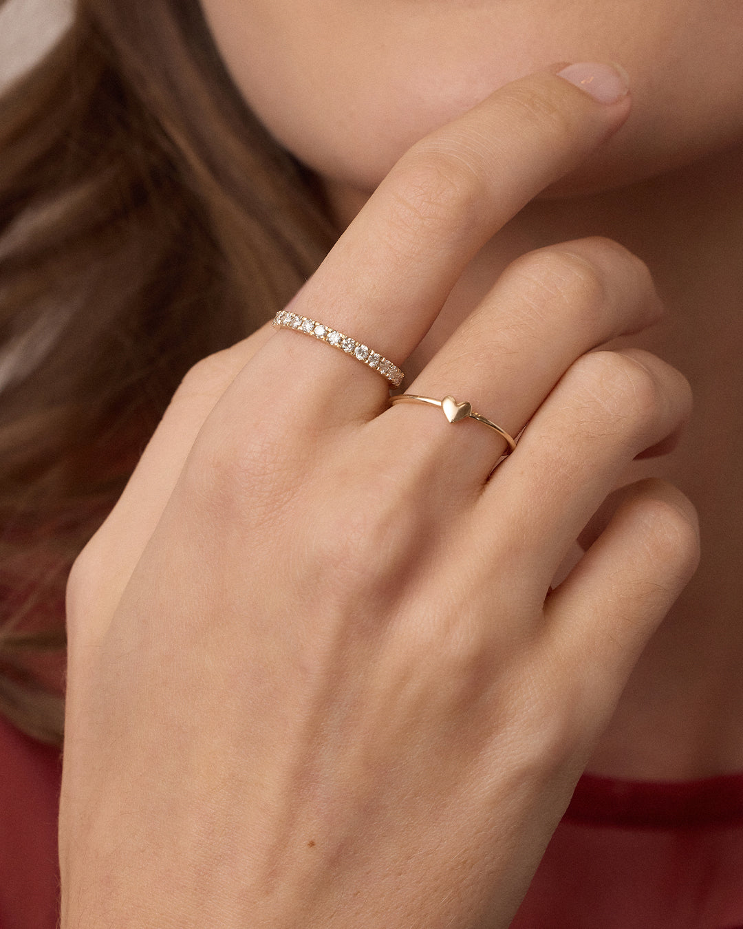 14k Gold Amour Ring || option::14k Solid Gold