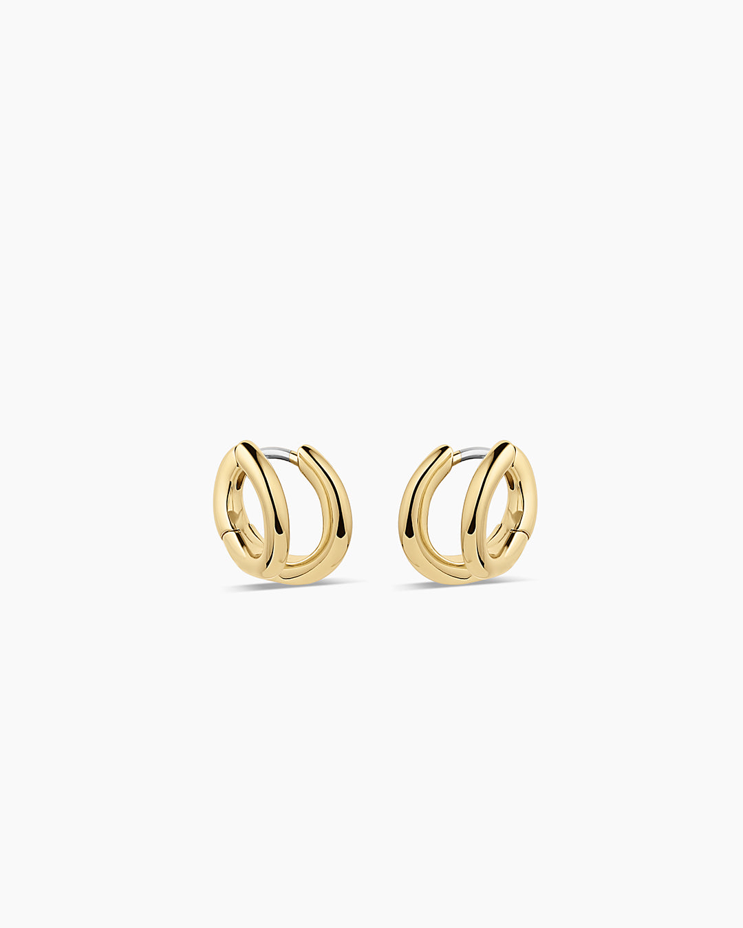 Taner Double Huggies || option::18k Gold Plated