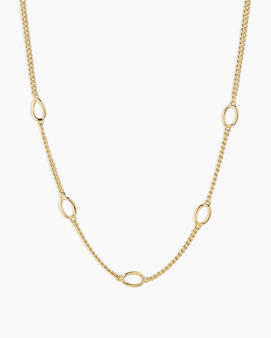 Wilder Link Necklace || option::18k Gold Plated