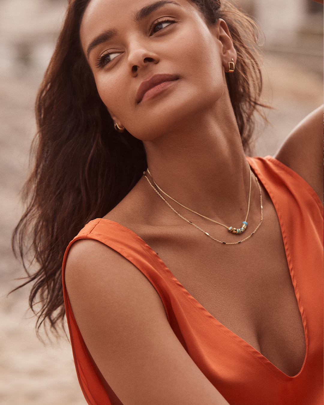 Lightning Strikes Necklace || option::18k Gold Plated
