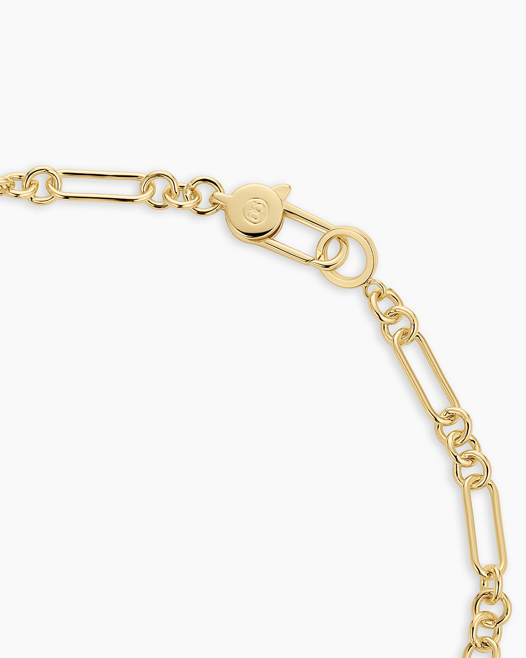 Reed Link Necklace || option::18k Gold Plated