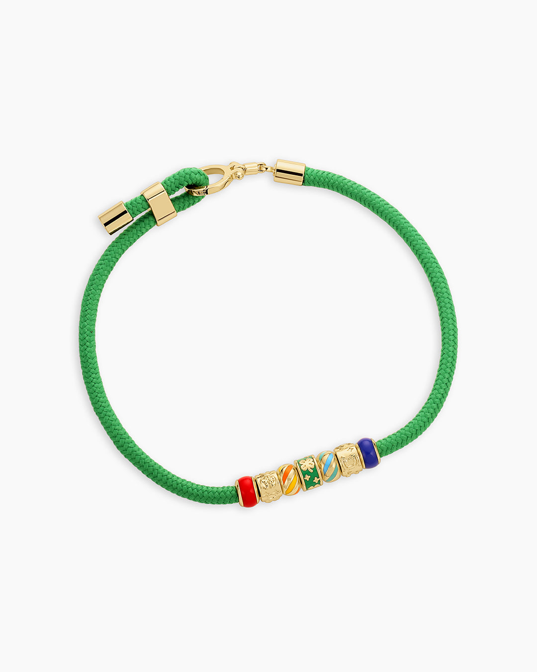 Feeling Lucky Paracord Bracelet || option::18k Gold Plated