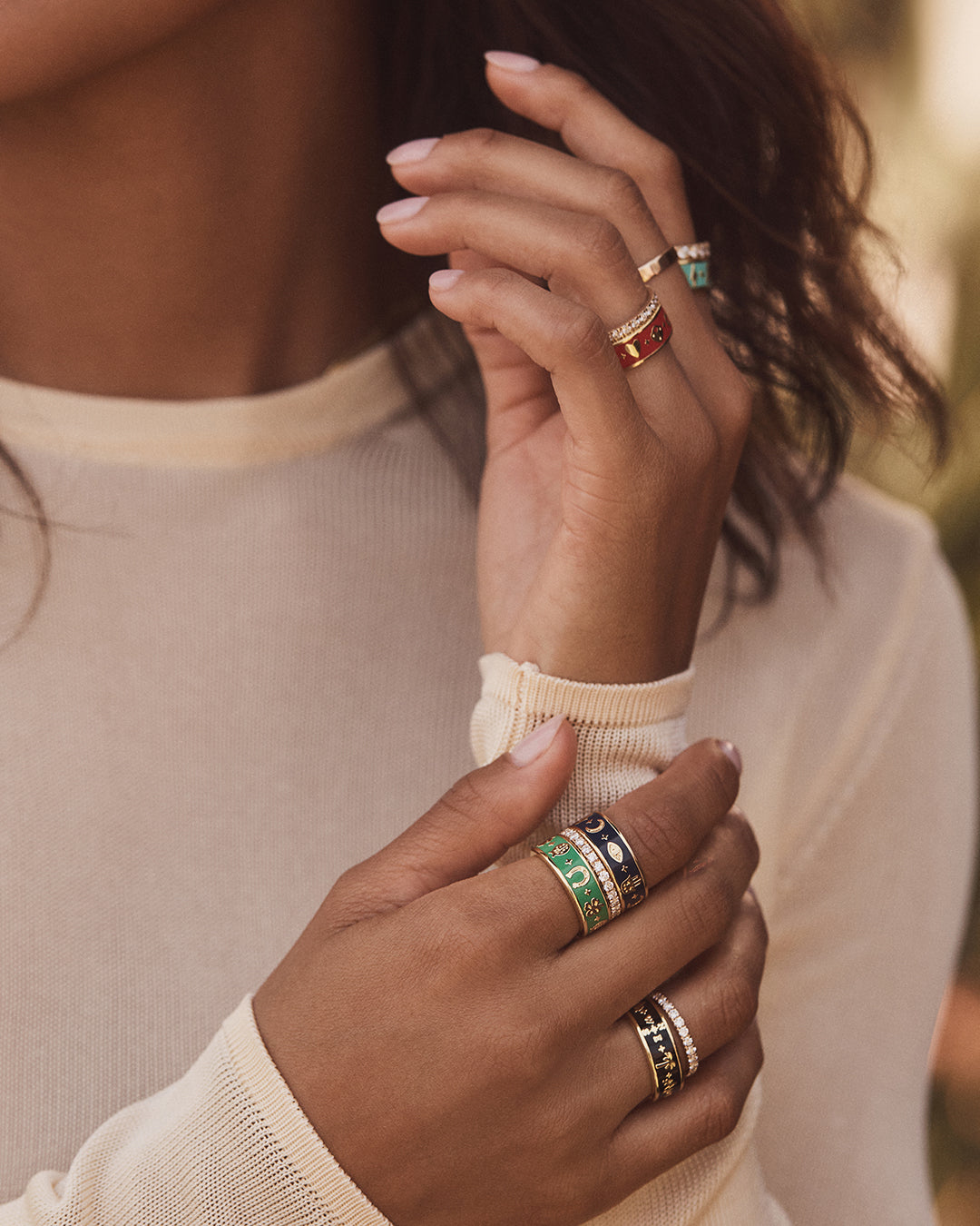 Good Vibrations Ring || option::18k Gold Plated