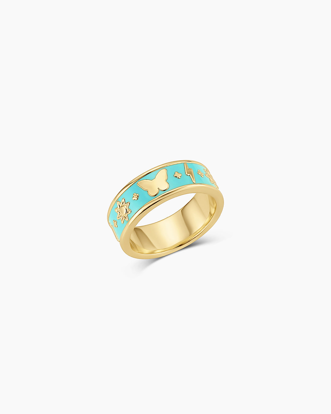 Lightning Strikes Ring || option::18k Gold Plated