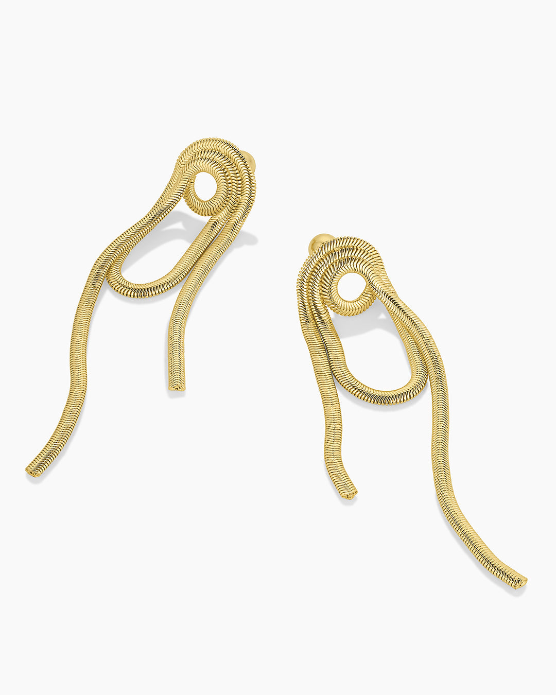 Venice Loop Earrings || option::18k Gold Plated