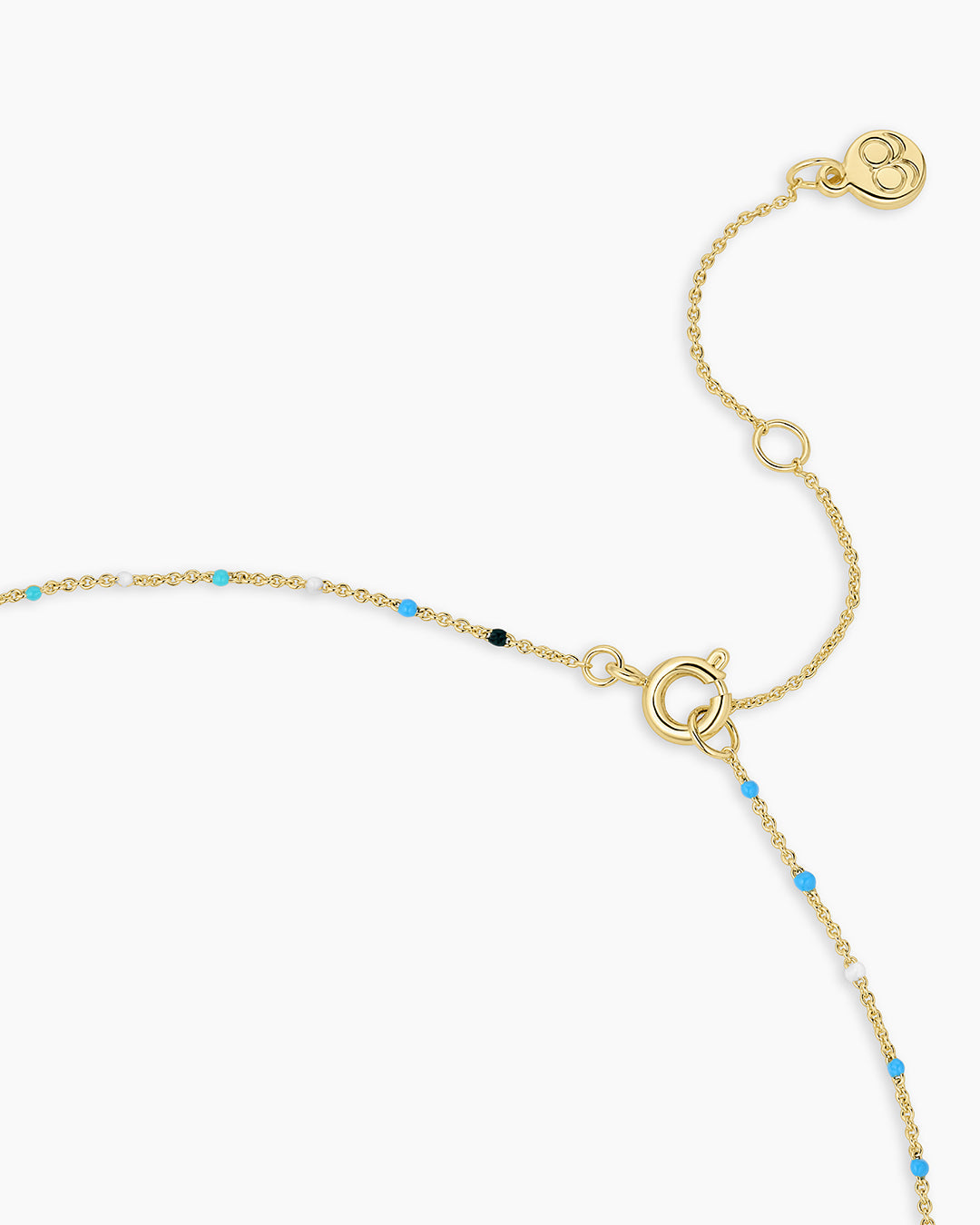 Capri Short Necklace || option::18k Gold Plated, Laguna