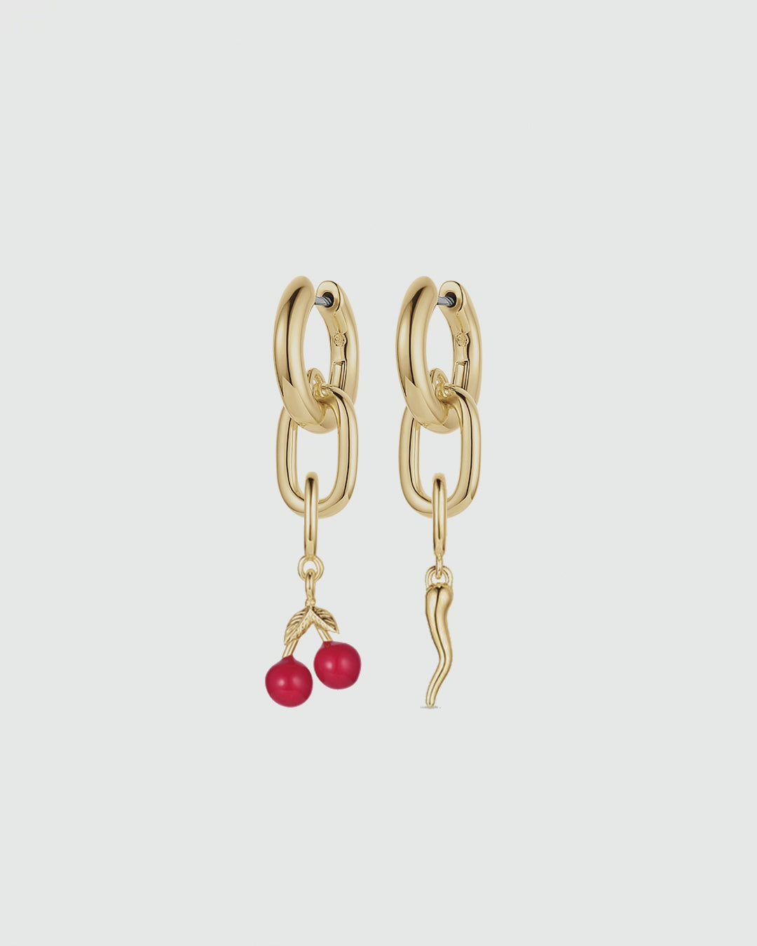 Put a Charm on It Huggies || option::18k Gold Plated