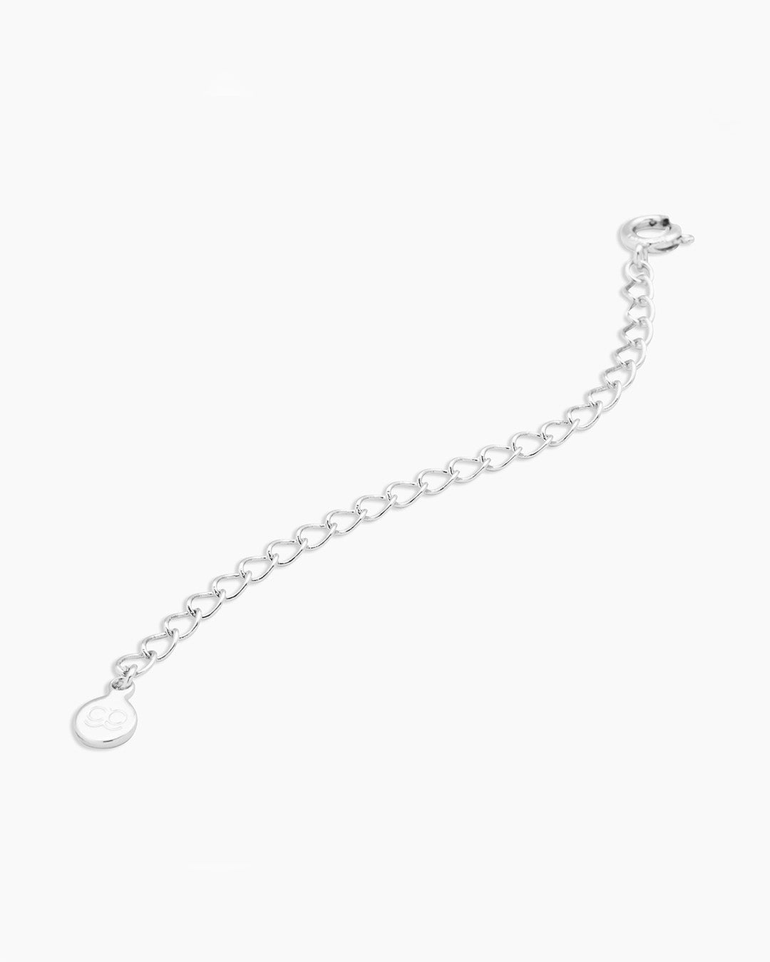 3"18k Gold Plated Necklace Extender || option::Silver Plated