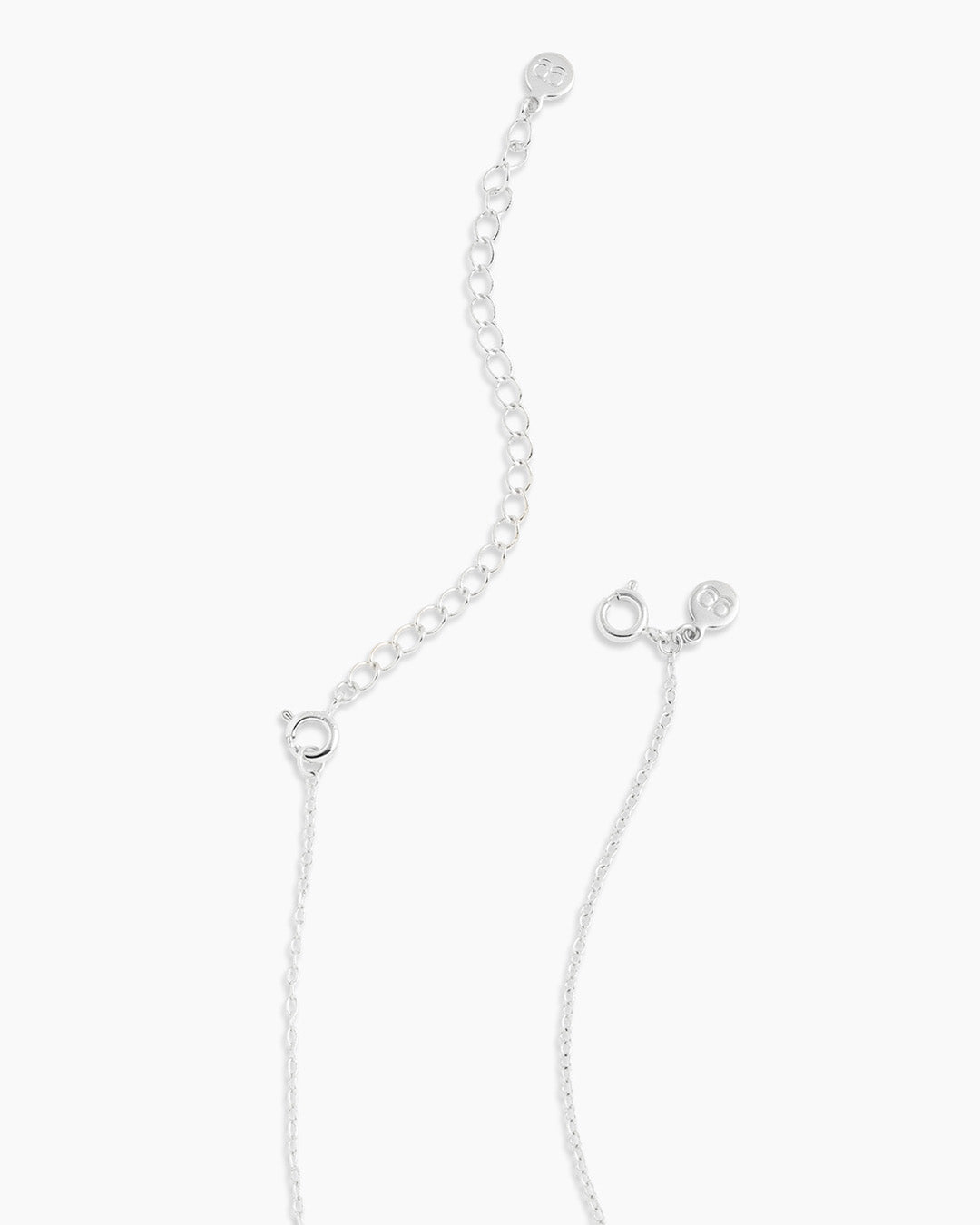 3"18k Gold Plated Necklace Extender || option::Silver Plated
