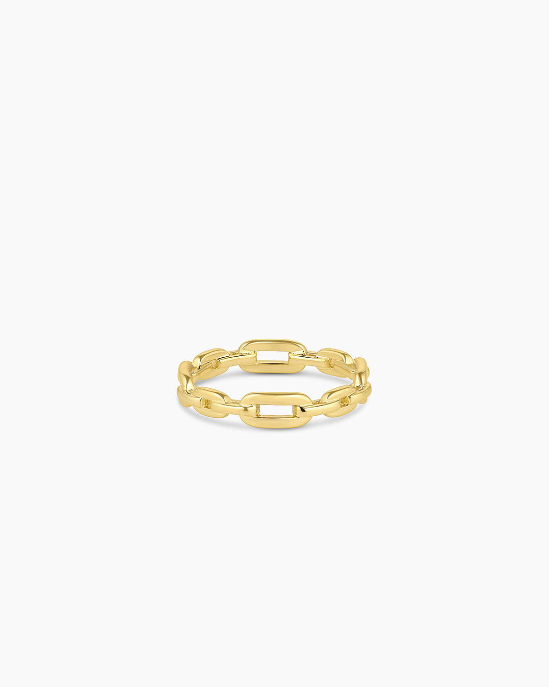 Parker Link Ring, 18k Gold Plated link ring, chain link ring || option::18k Gold Plated