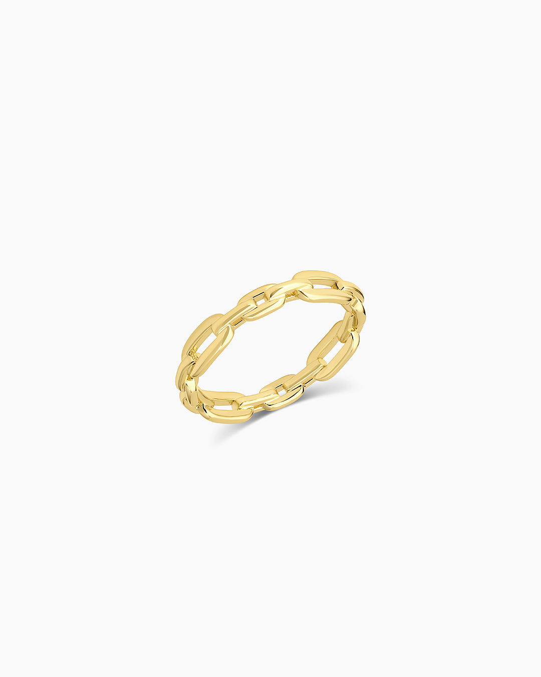 Parker Link Ring, 18k Gold Plated link ring, chain link ring || option::18k Gold Plated