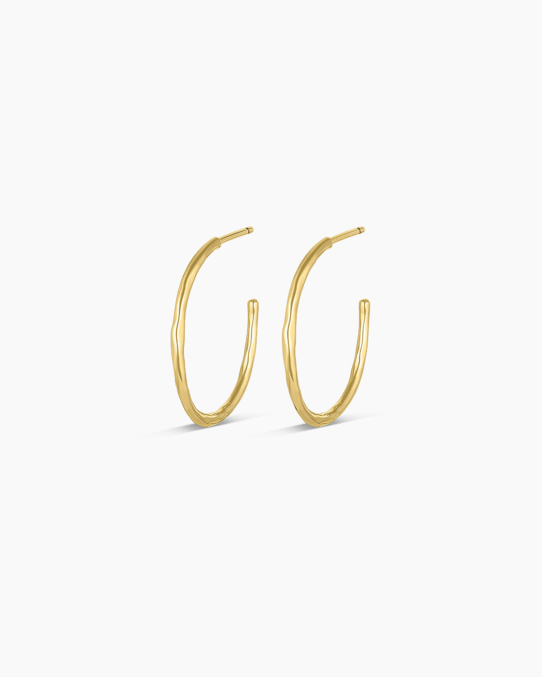 Taner Small Hoops || option::Gold Plated