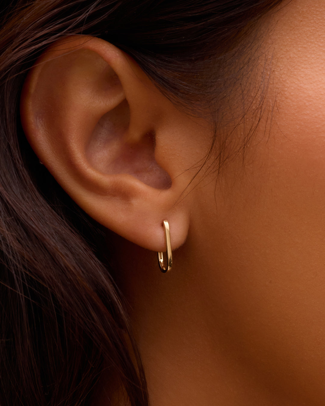 Parker Huggie || option::14K Solid Gold