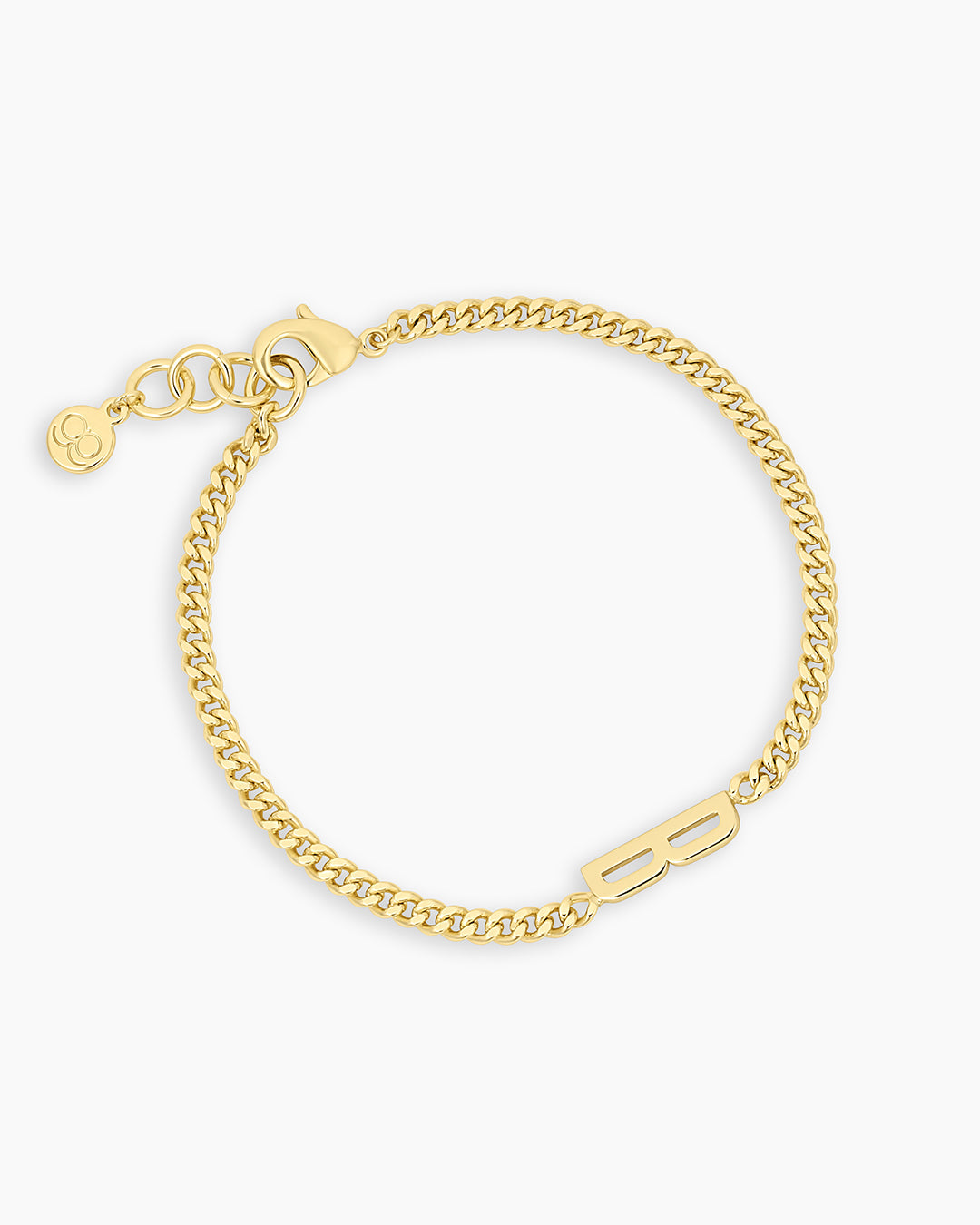 Wilder Alphabet Bracelet Wilder Alphabet Bracelet #B || option::18k Gold Plated, B