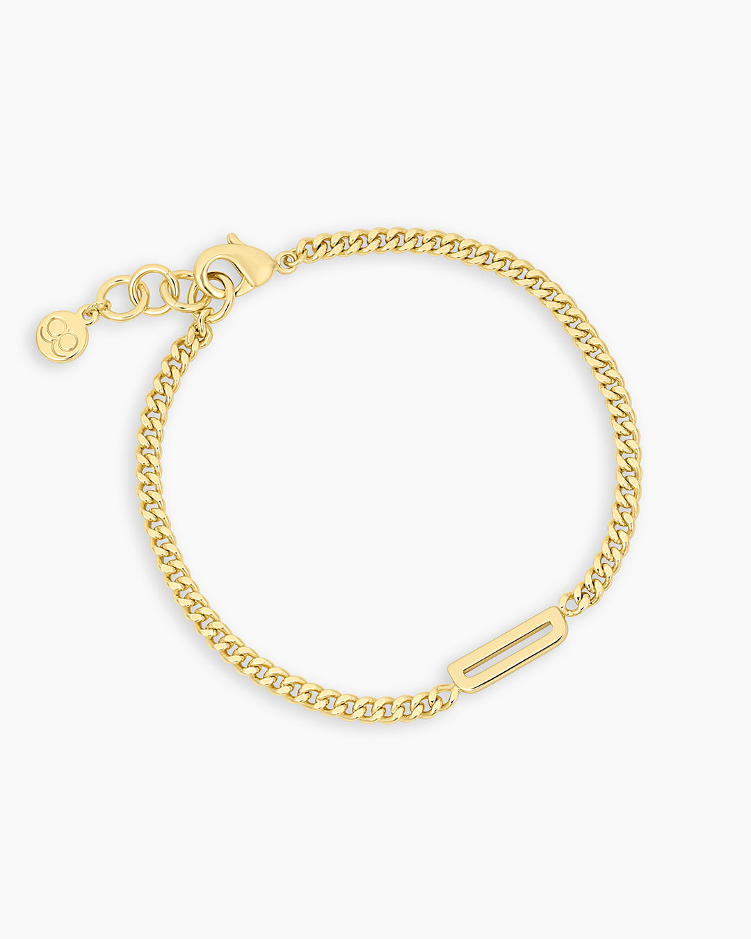 Wilder Alphabet Bracelet Alphabet Bracelet #D || option::18k Gold Plated, D