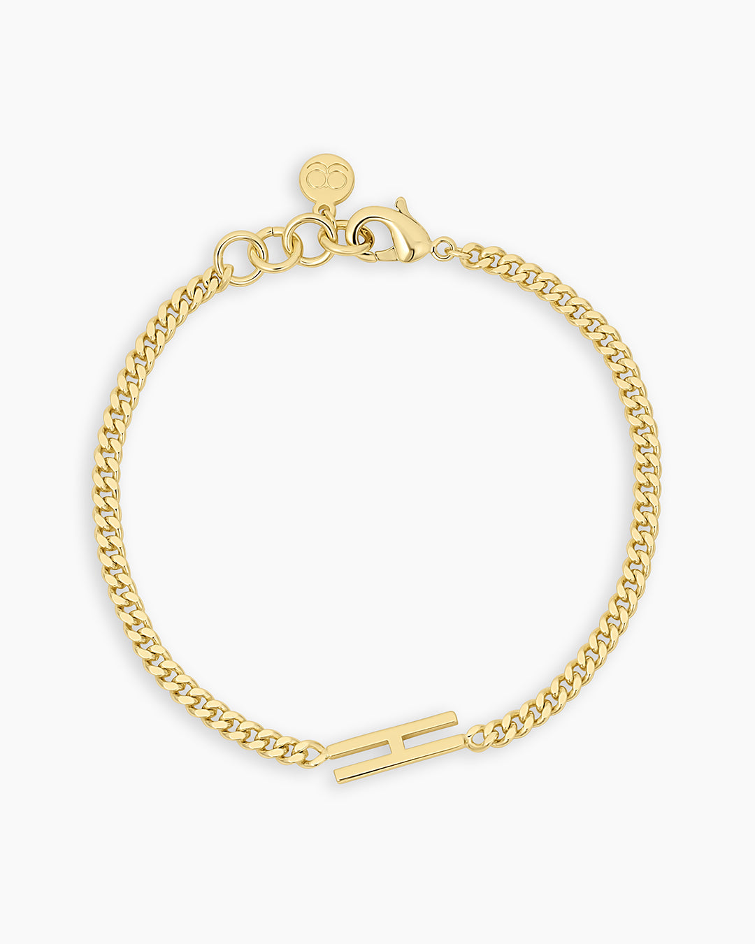 Wilder Alphabet Bracelet Alphabet Bracelet #H || option::18k Gold Plated, H