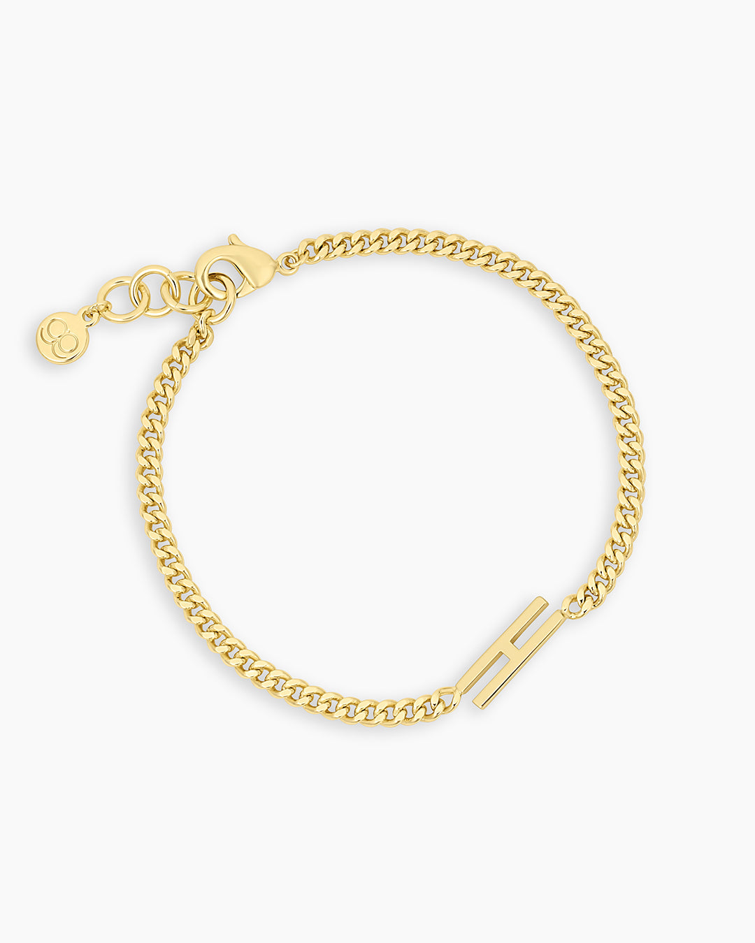 Wilder Alphabet Bracelet Alphabet Bracelet #H || option::18k Gold Plated, H