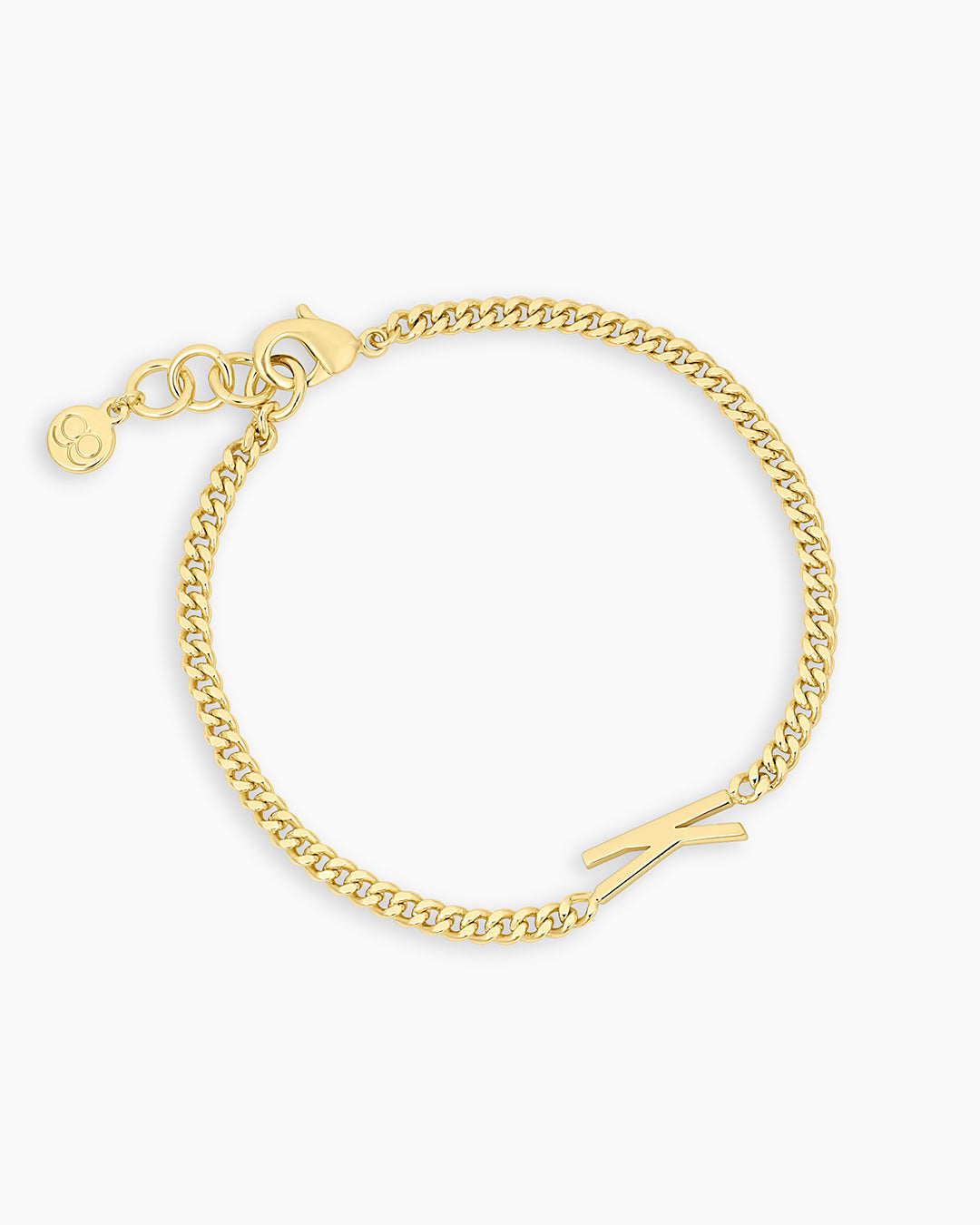 Wilder Alphabet Bracelet Alphabet Bracelet #K || option::18k Gold Plated, K