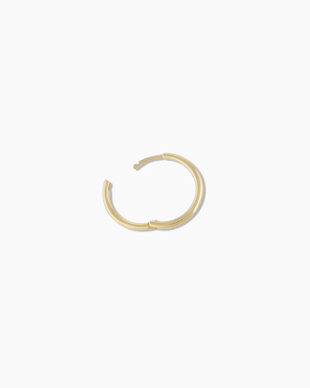 Classic Gold Huggie || option::14k Solid Gold, 11mm, Single