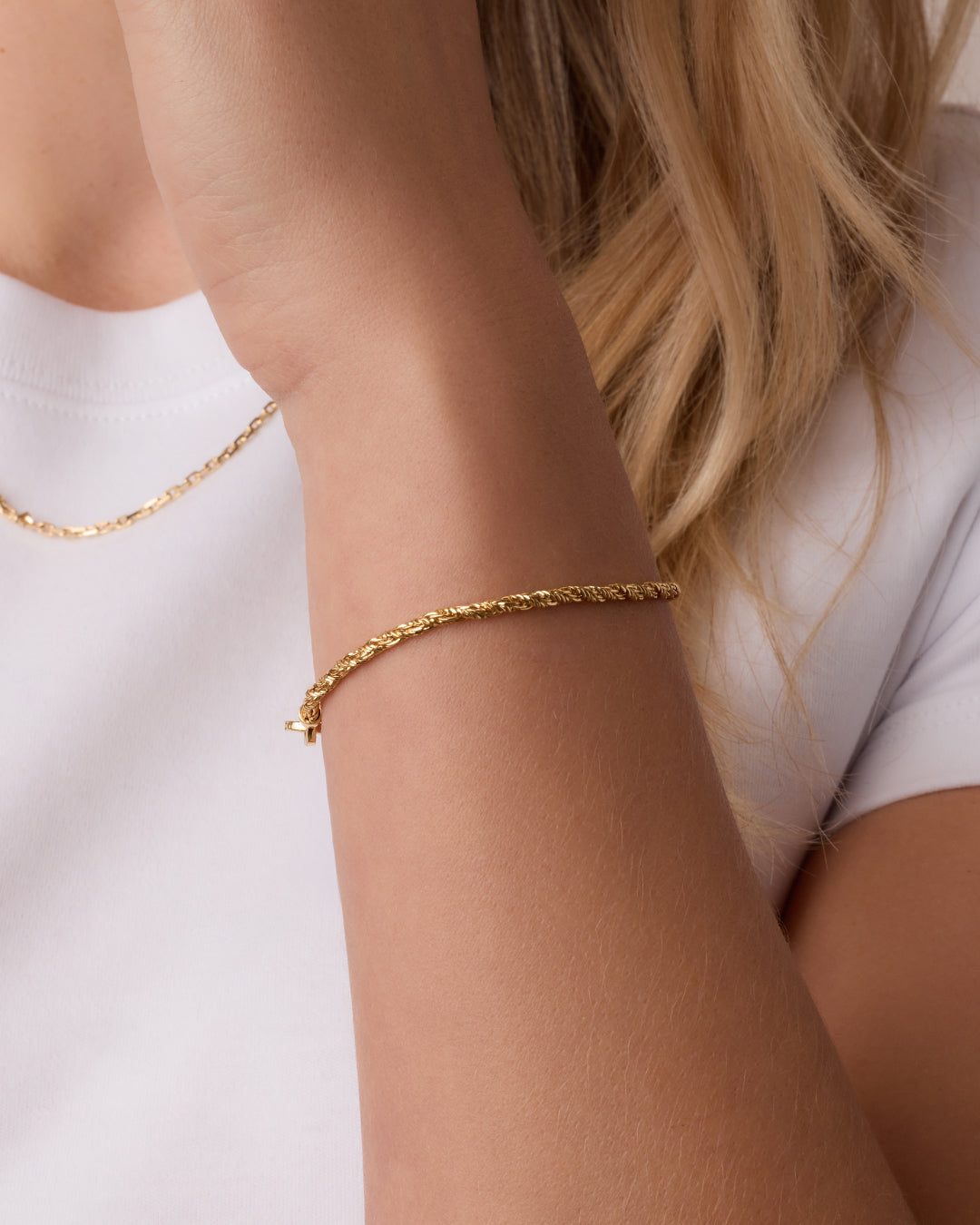 Marin Bracelet Rope bracelet || option::18k Gold Plated