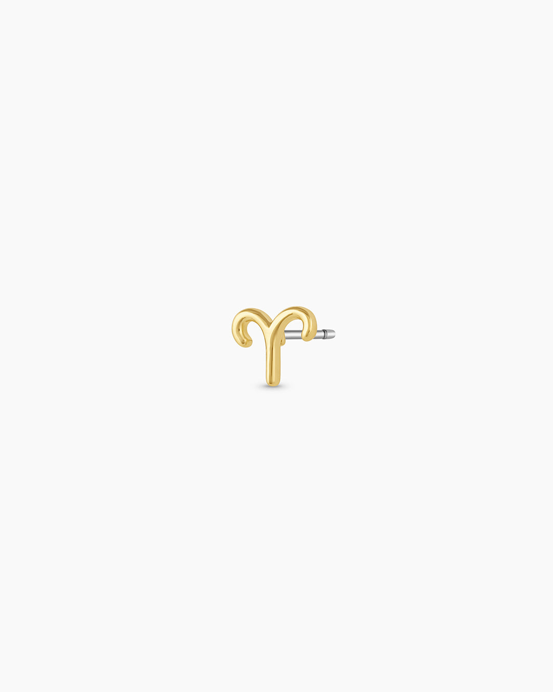 Zodiac Charm Stud - Aries || option::18k Gold Plated, Aries