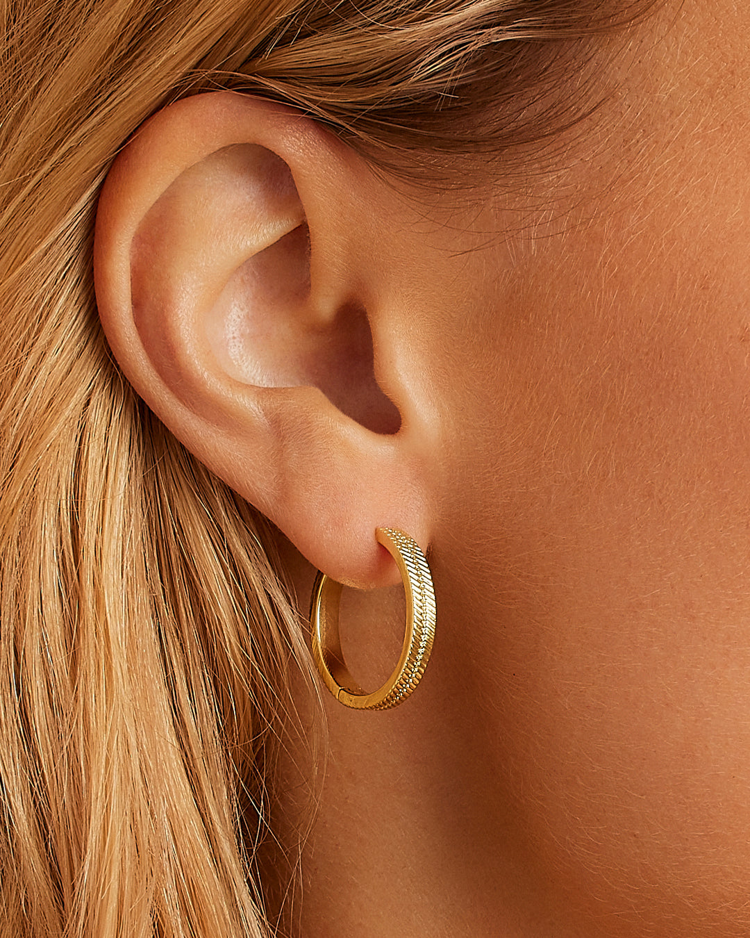 Venice Hoops || option::Gold Plated