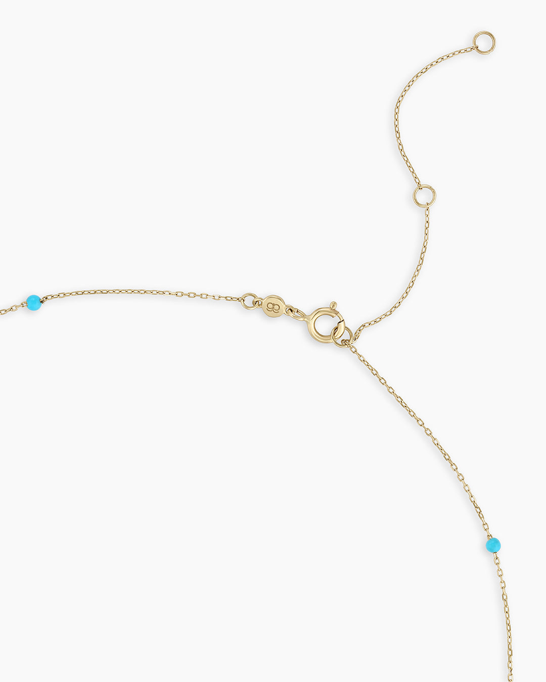 Newport Necklace || option::14k Solid Gold, Turquoise - December