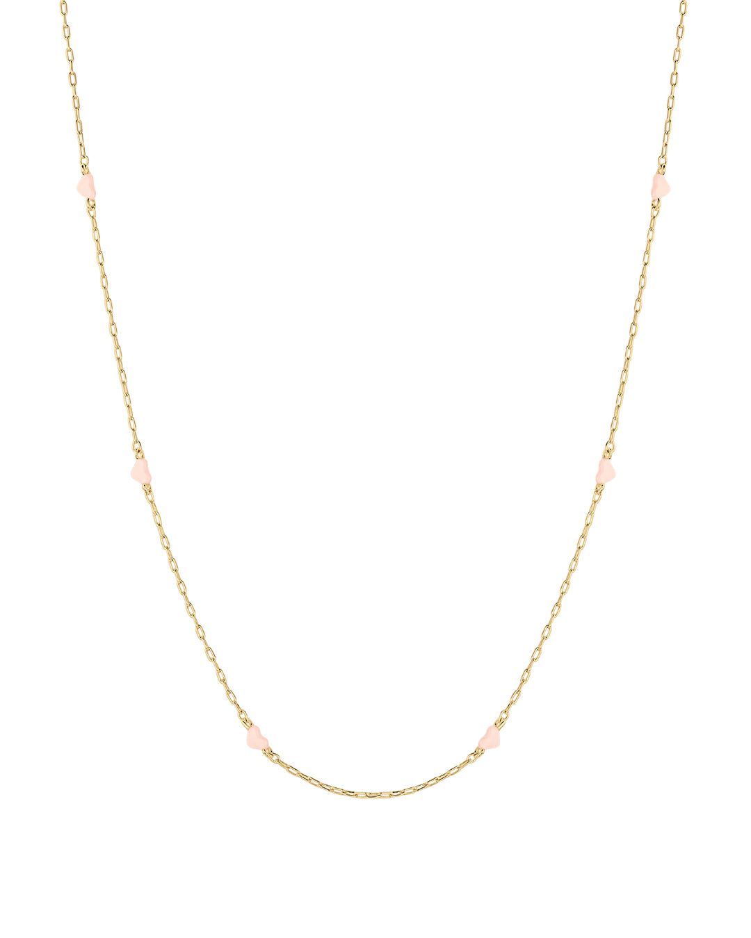 Pink Amour Necklace || option::18k Gold Plated