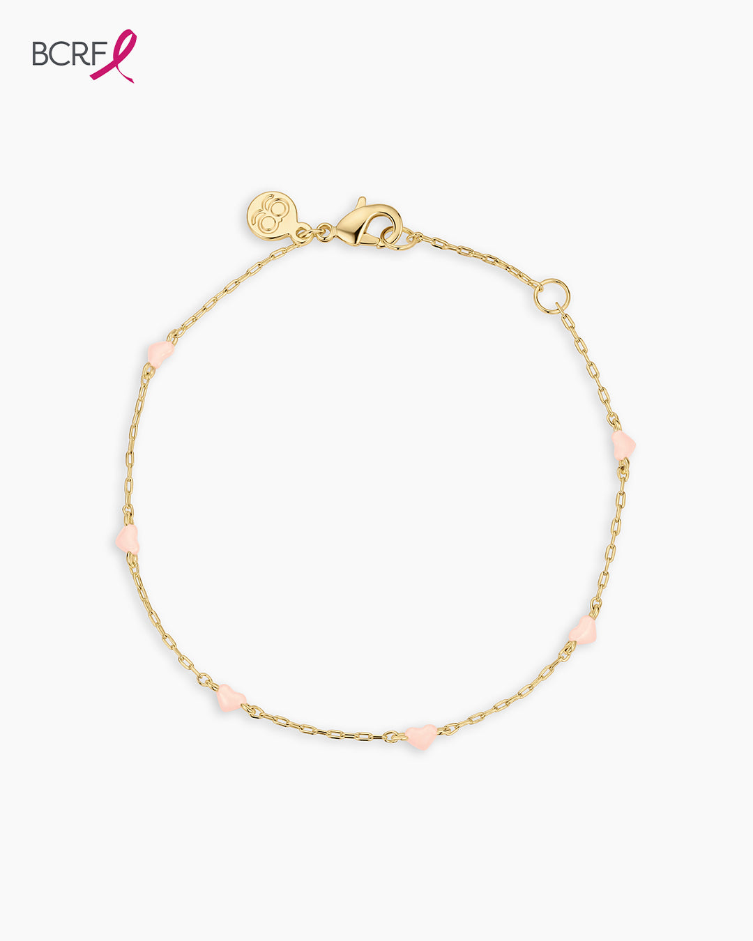 Pink Amour Bracelet || option::18k Gold Plated