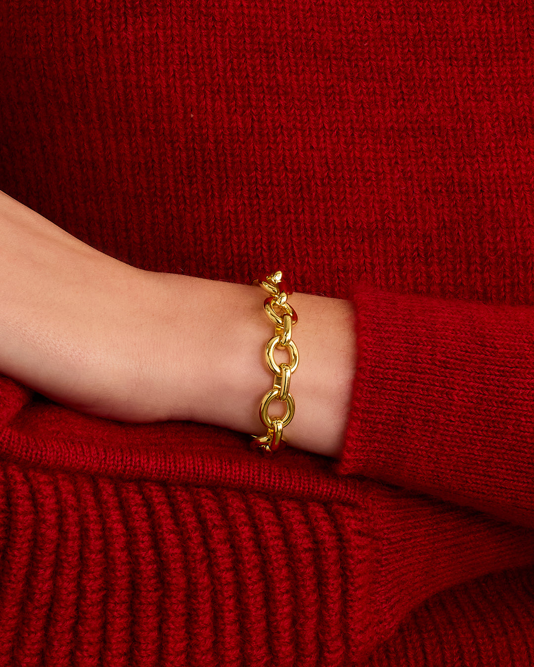 Adriana Bracelet || option::18k Gold Plated