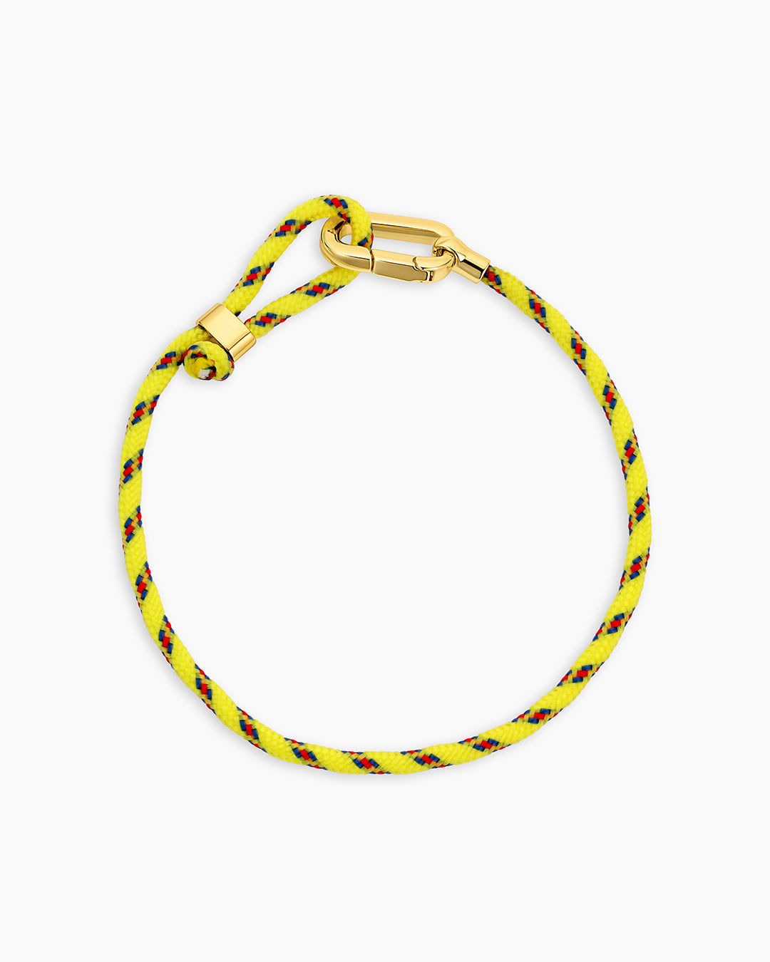 Link Paracord Bracelet || option::Gold Plated, Yellow