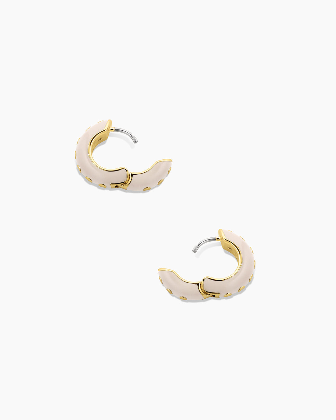 Asher Huggies || option::18k Gold Plated, Stone