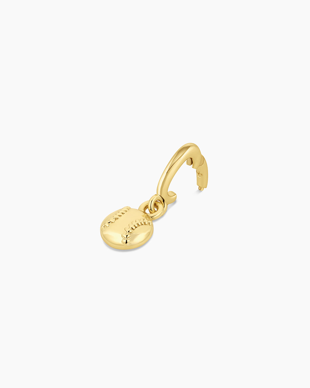 Varsity Parker Charm || option::18k Gold Plated, Baseball