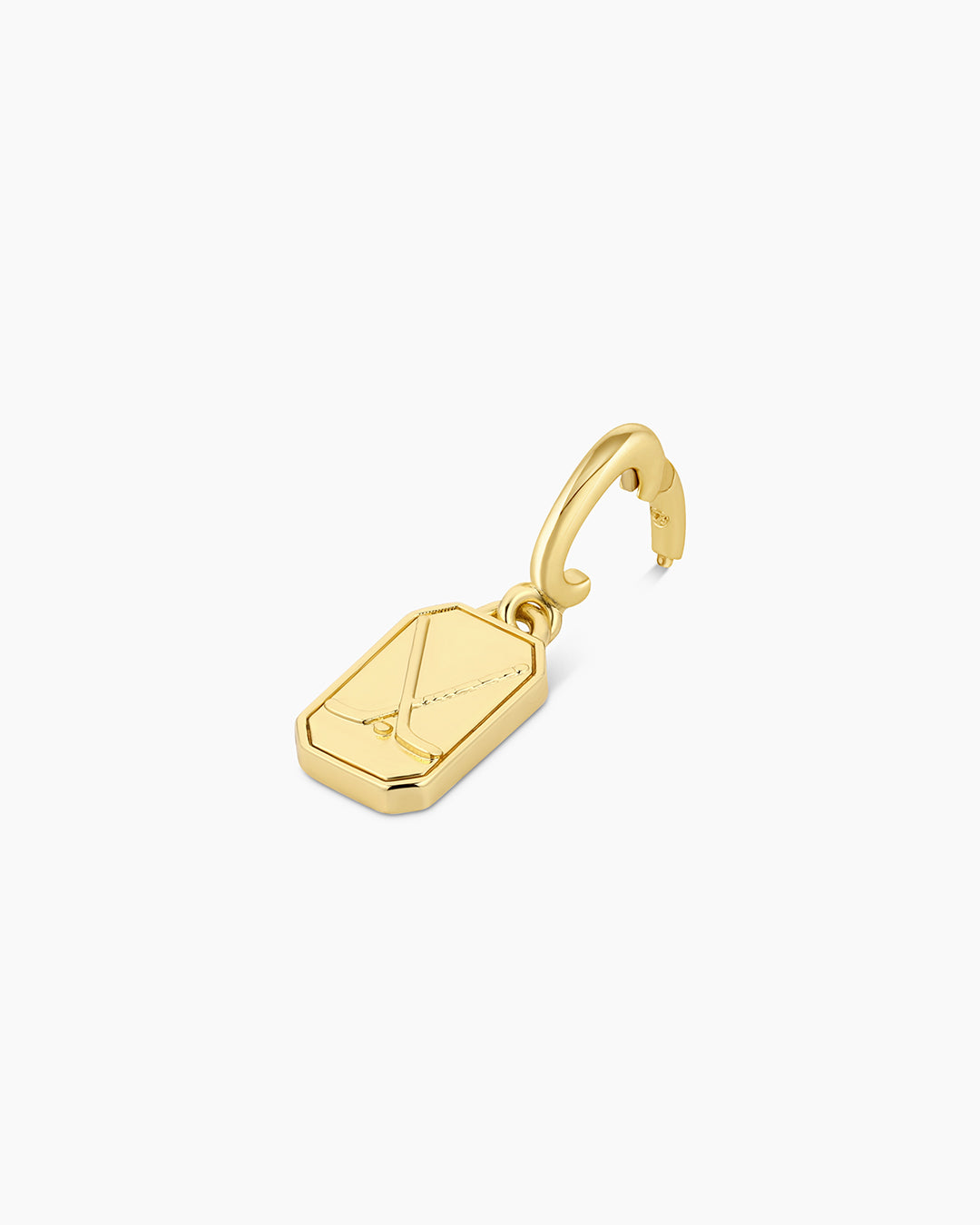 Varsity Parker Charm || option::18k Gold Plated, Hockey