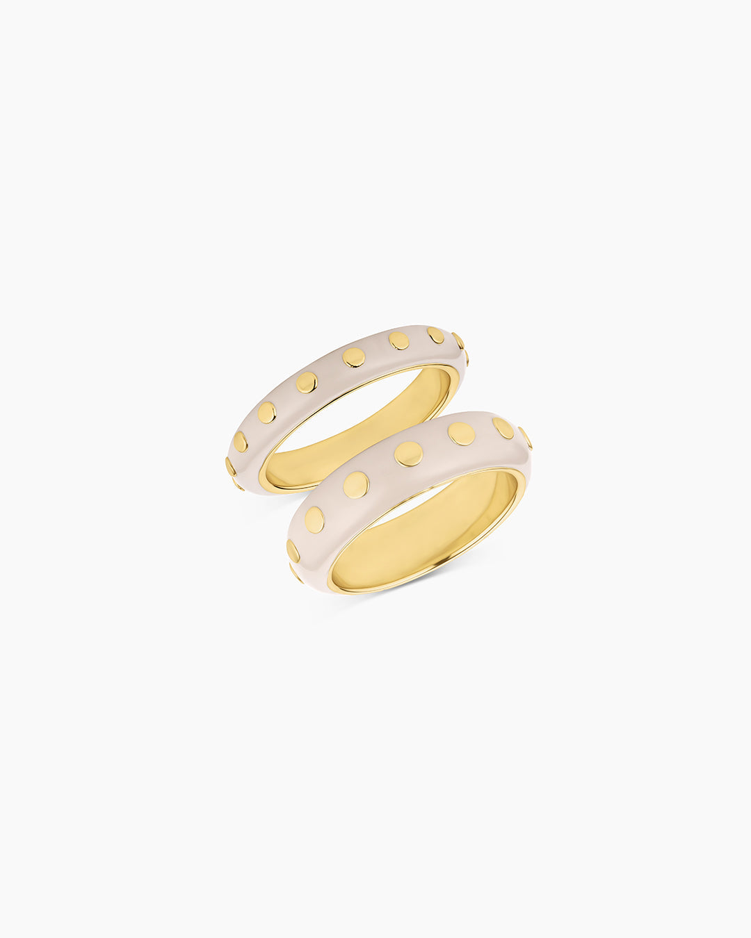 Asher Ring Set || option::18k Gold Plated