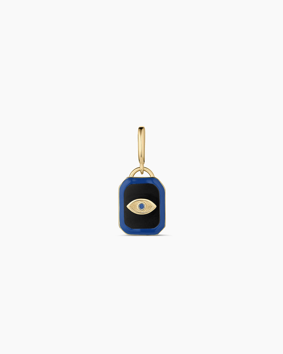 Power Gemstone Protection Parker Charm || option::18k Gold Plated, Black Onyx - Protection