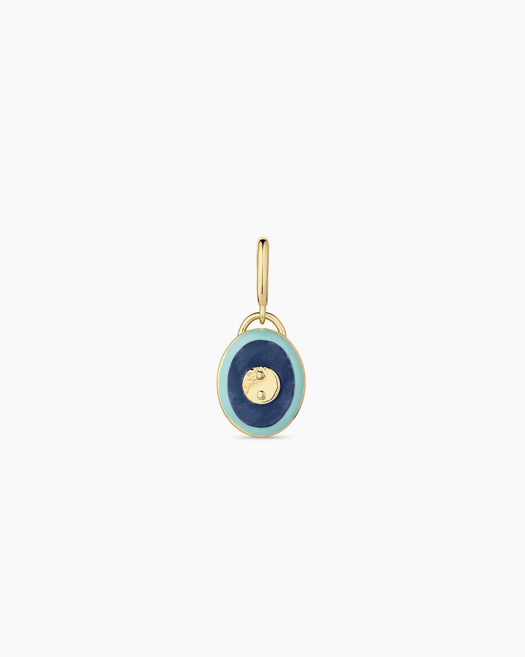 Power Gemstone Balance Parker Charm || option::18k Gold Plated, Labradorite - Balance