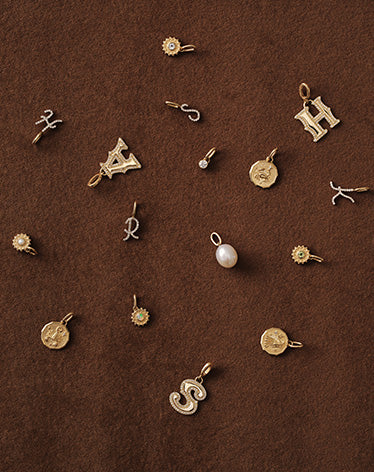 solid gold charms