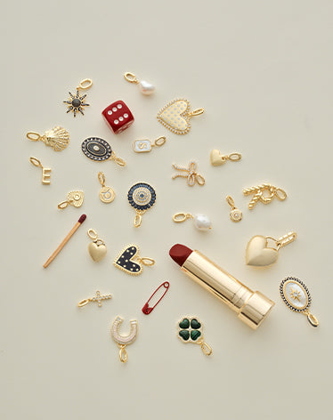 gold plated charms