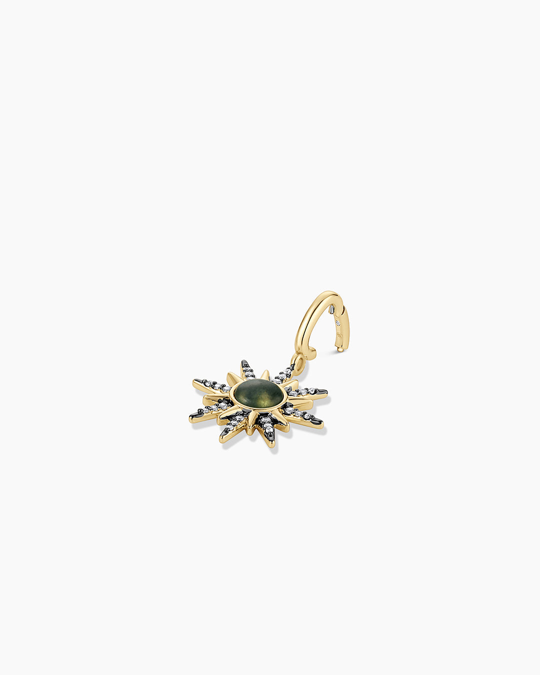 Vintage Burst Parker Charm || option::18k Gold Plated