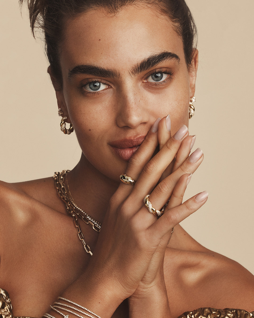 Celeste Ring || option::18k Gold Plated