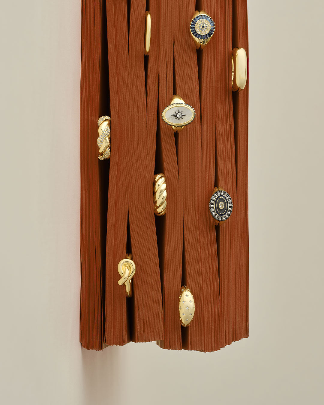 Gold plated statement rings. Shop Rings