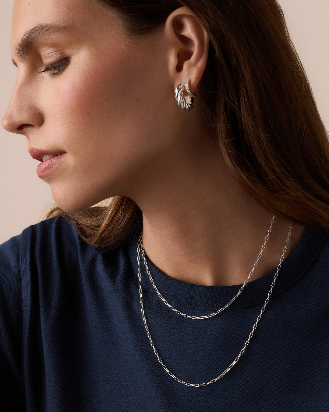Parker Delicate Necklace || option::Silver Plated, 16 in.