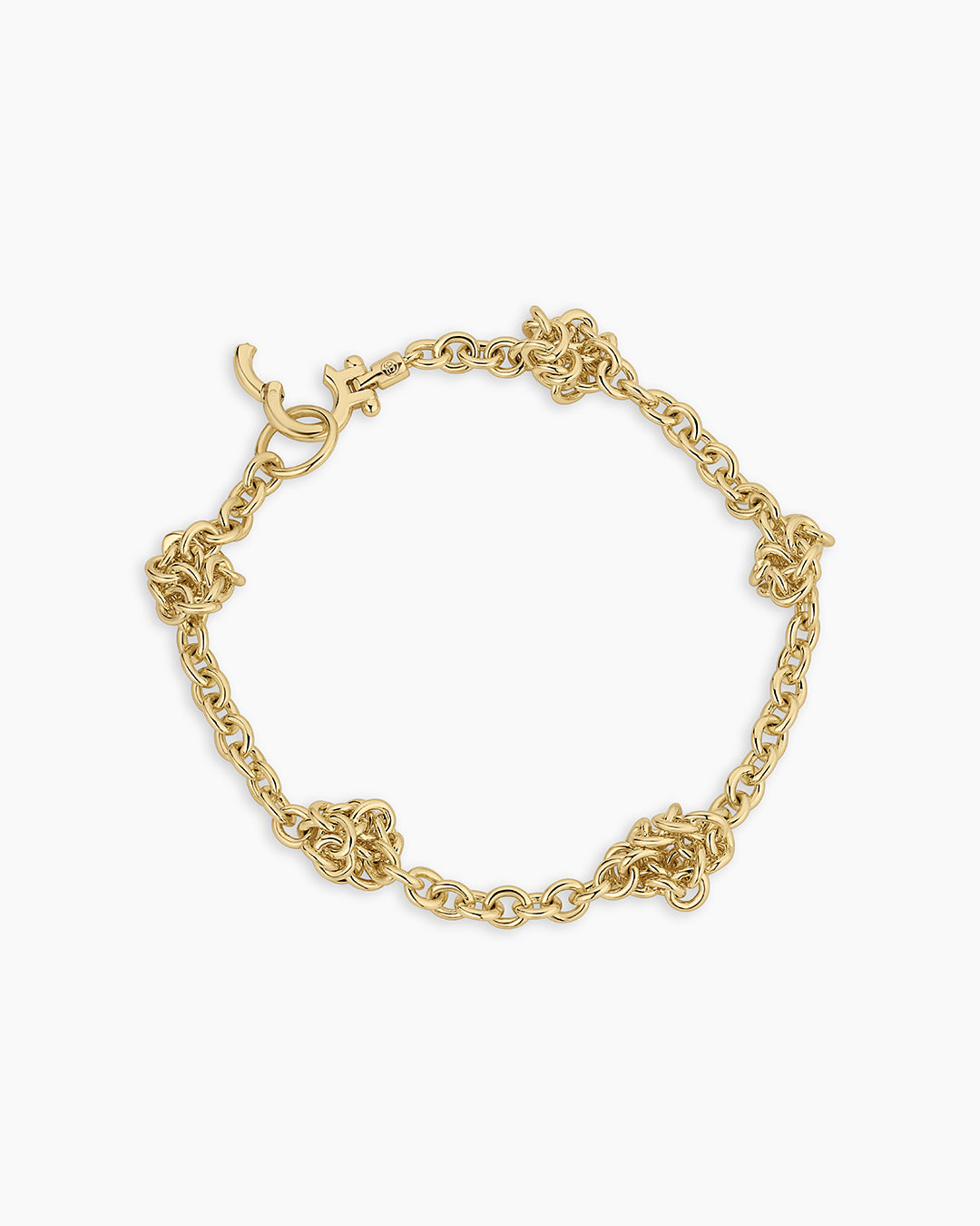 Knotty Bracelet || option::18k Gold Plated 