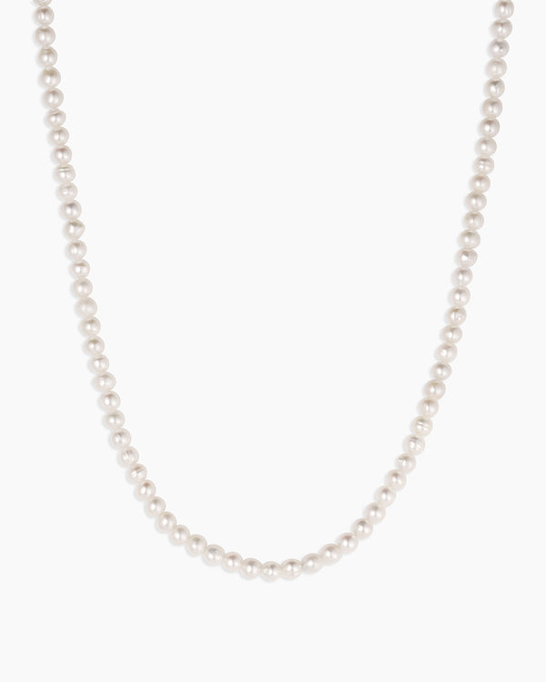 Lou Pearl Necklace || option::18K Gold Plated