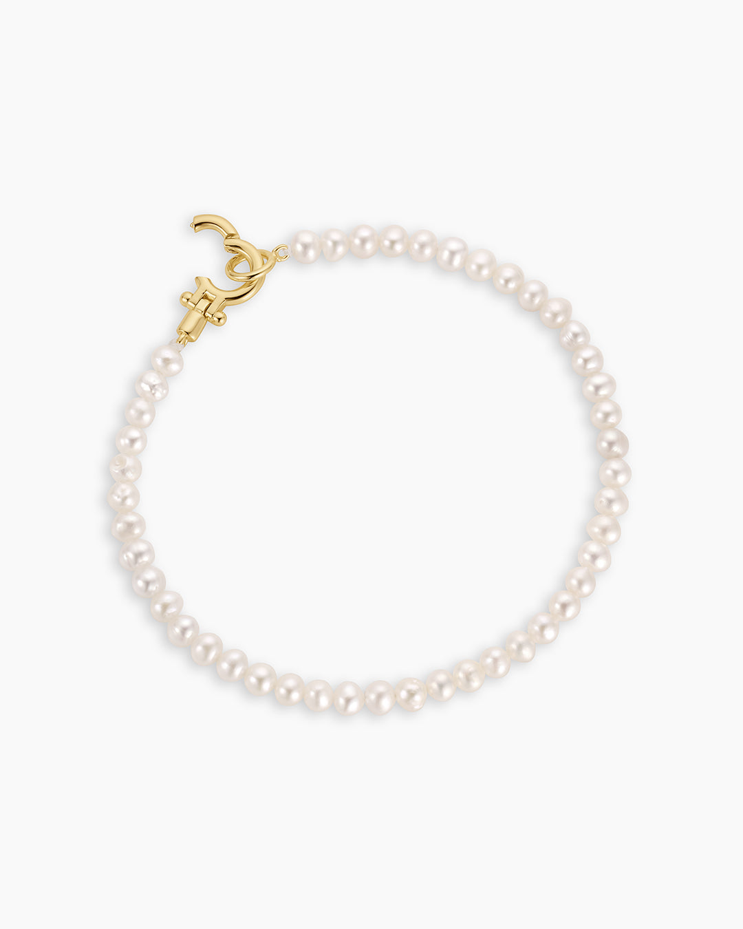 Lou Pearl Bracelet || option::18k Gold Plated